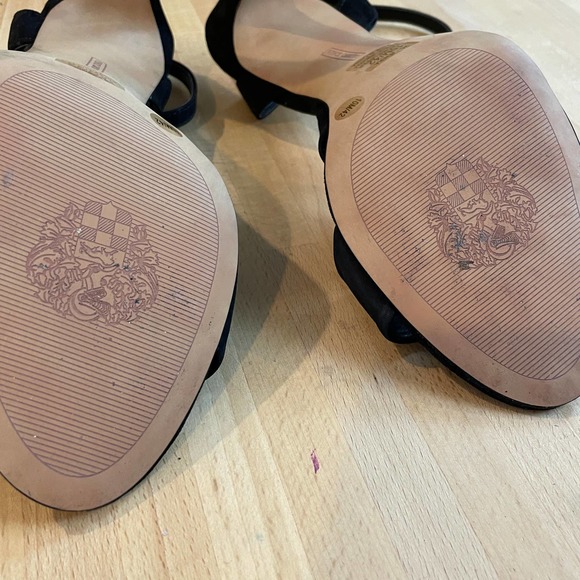 Vince Camuto "Jenika" Suede Ankle Strap 4" heels - Picture 9 of 11